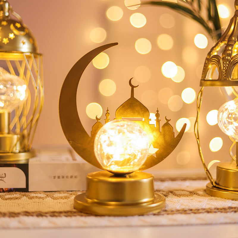 A Ramadan Moon LED Table Lamp.