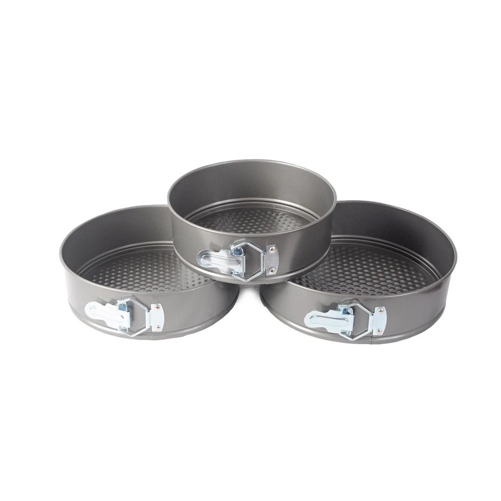 3 Pcs Round Cake Mould Set.
