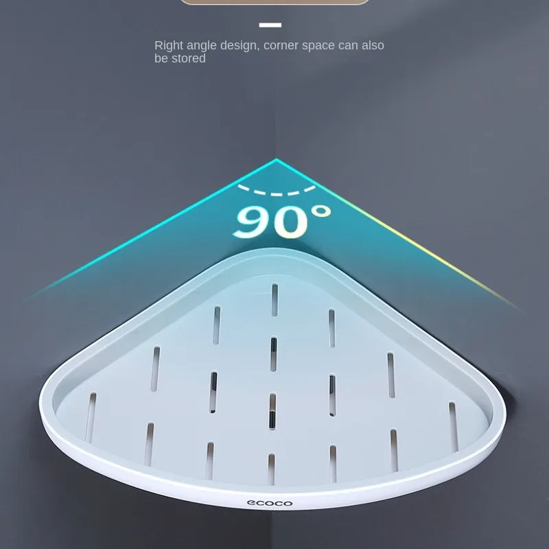 Ecoco Corner Storage Rack - Shower Shelf Storage Organizer for Bathroom, Kitchen