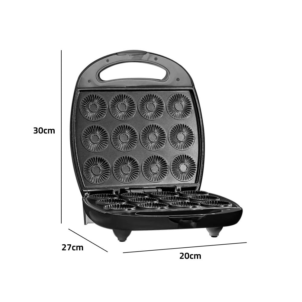 Size of Saachi 12PCS Biscuit Maker, Non-Stick Automatic Baking Machine