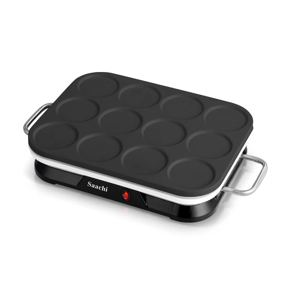 Saachi 12PCS Non-Stick Mini Crepe & Pancake Maker