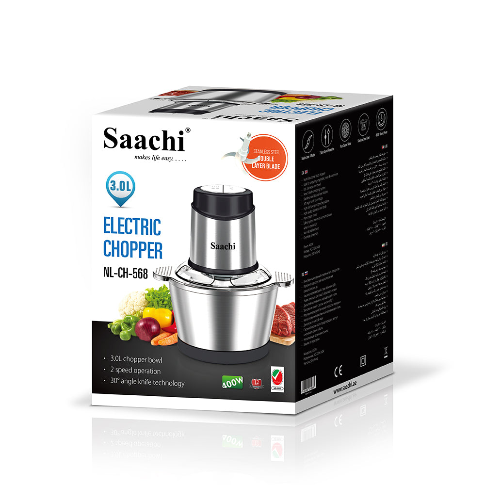 Pack Of Saachi 3.0L Electric Chopper.