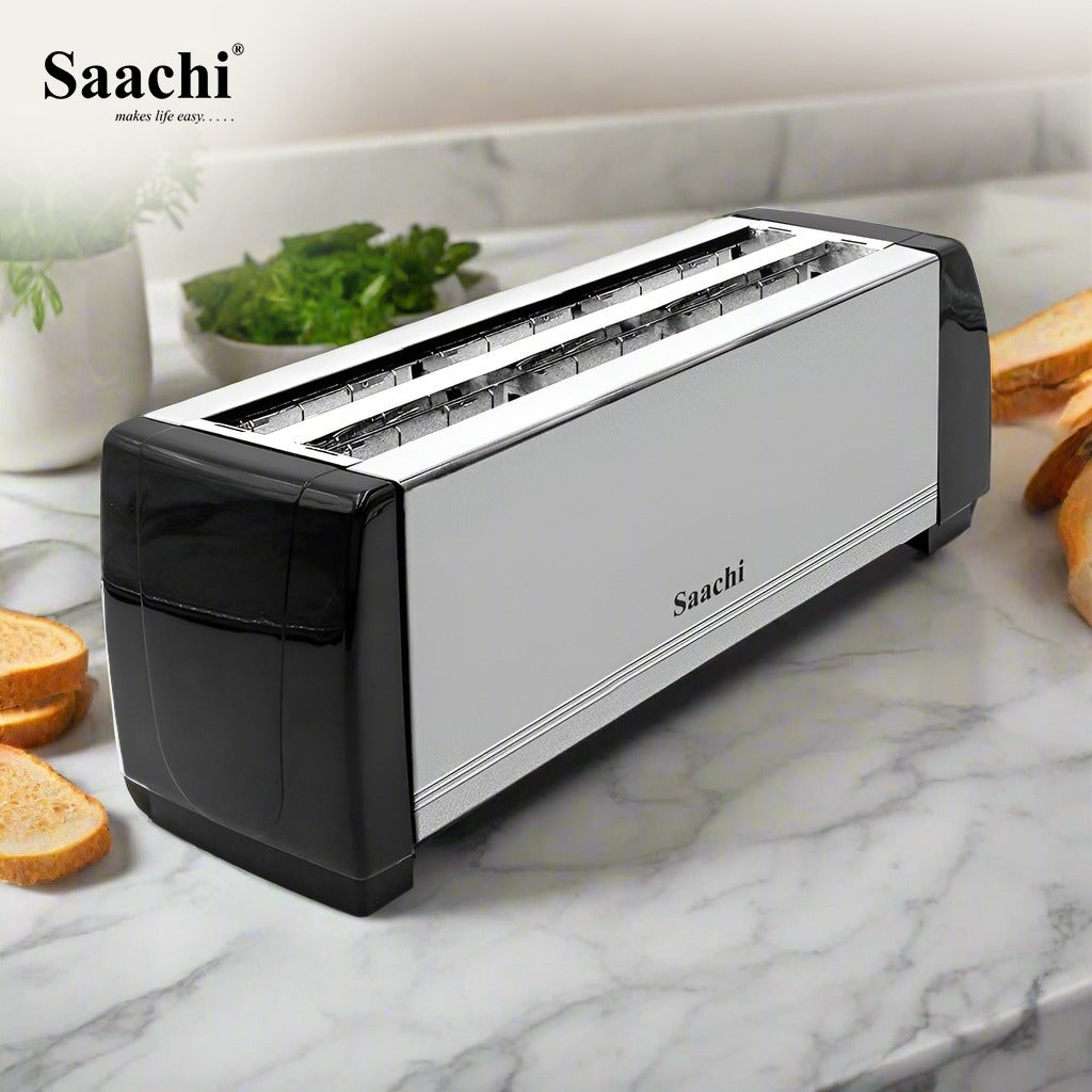 Saachi 4 Slice Toaster NL-TO-4569 with Bread.