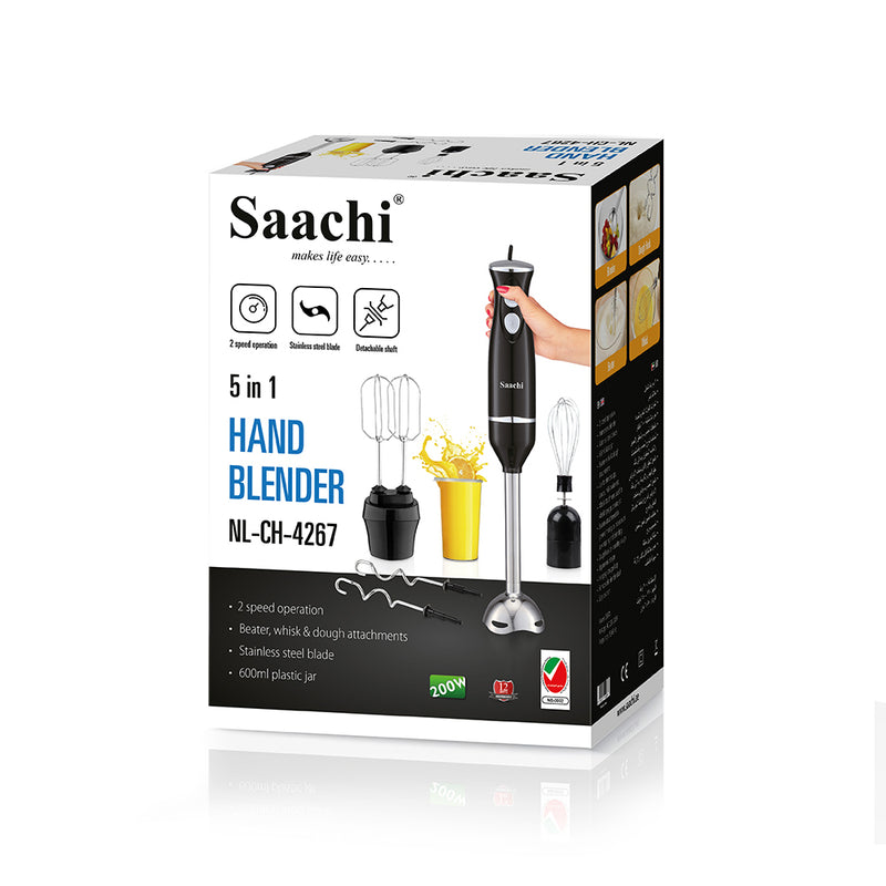 Pack Of Saachi 5-in-1 Hand Blender.