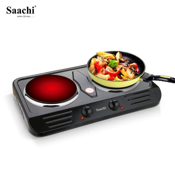 Saachi Double Hot Plate is Used to Cook Food.