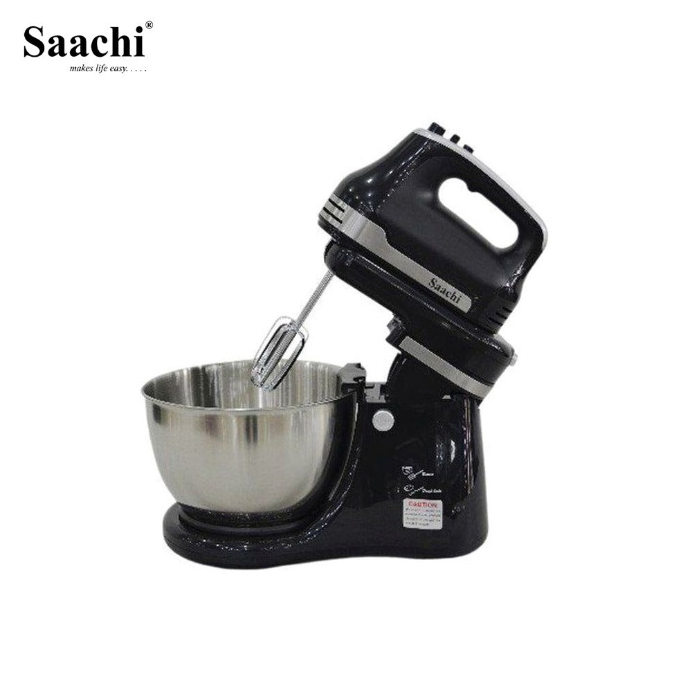 Saachi Hand Mixer with 4.5L Rotating Bowl .
