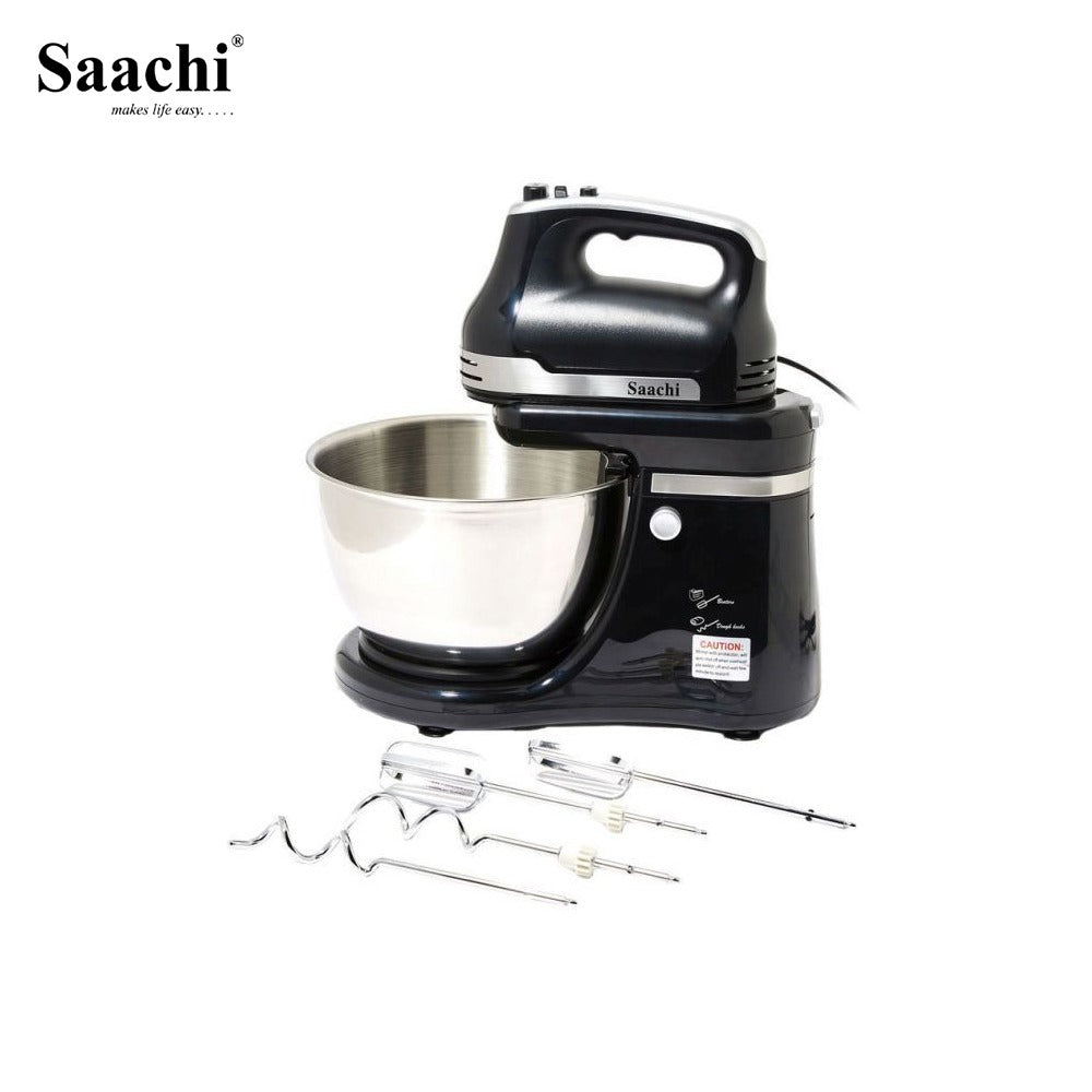 Saachi Hand Mixer with 4.5L Rotating Bowl .