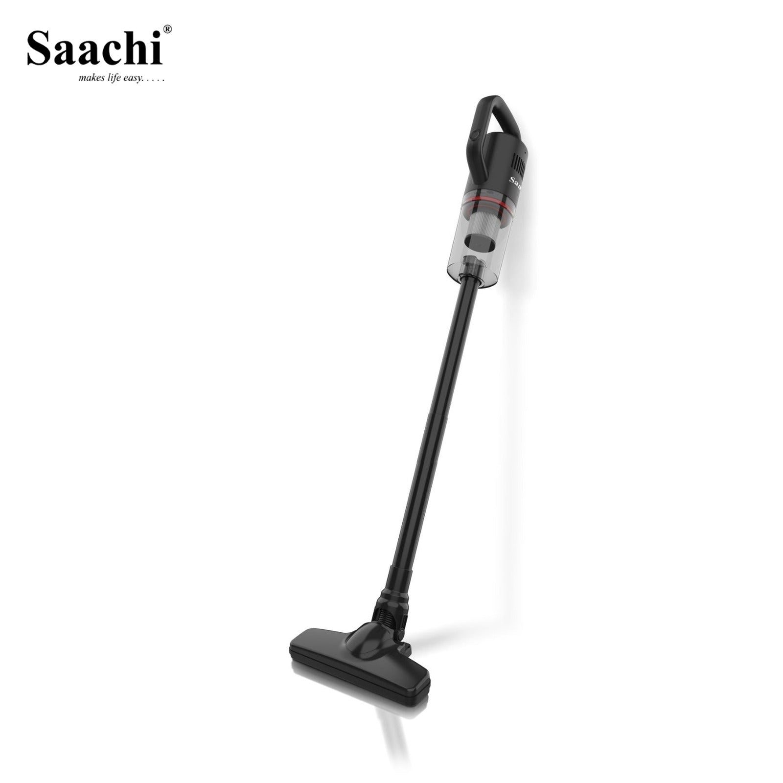 A Saachi Stick Vacuum Cleaner.