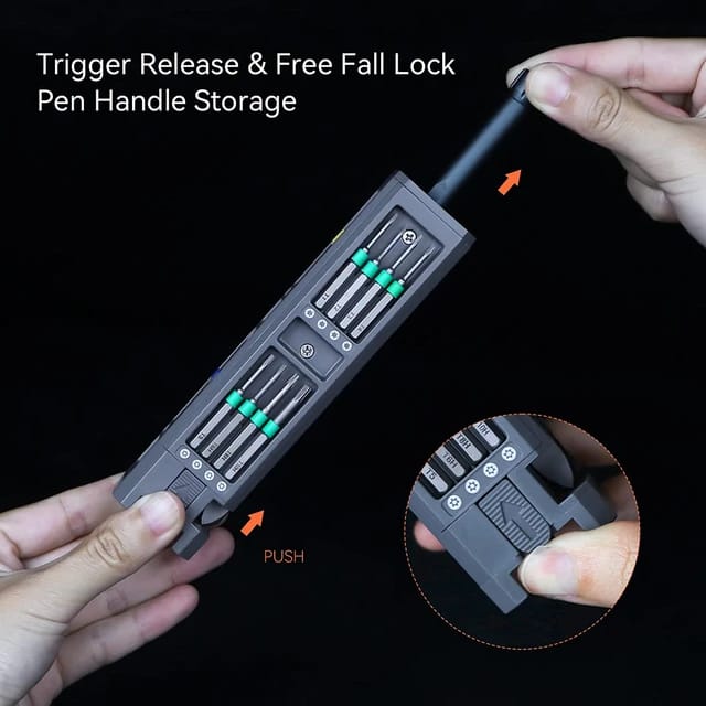 Design of 30 In 1 Mini Screwdriver Set.