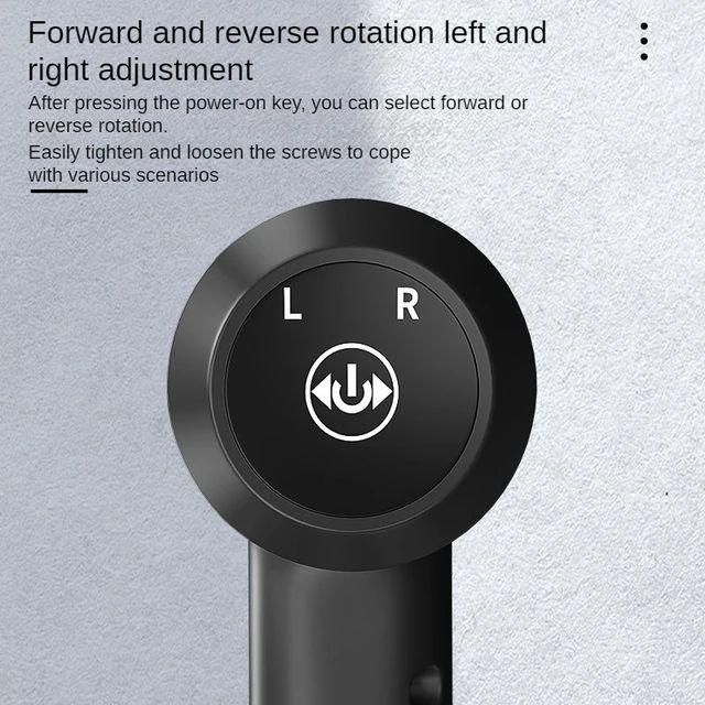 Mini Electric Screwdriver with Left and Right Adjustment.