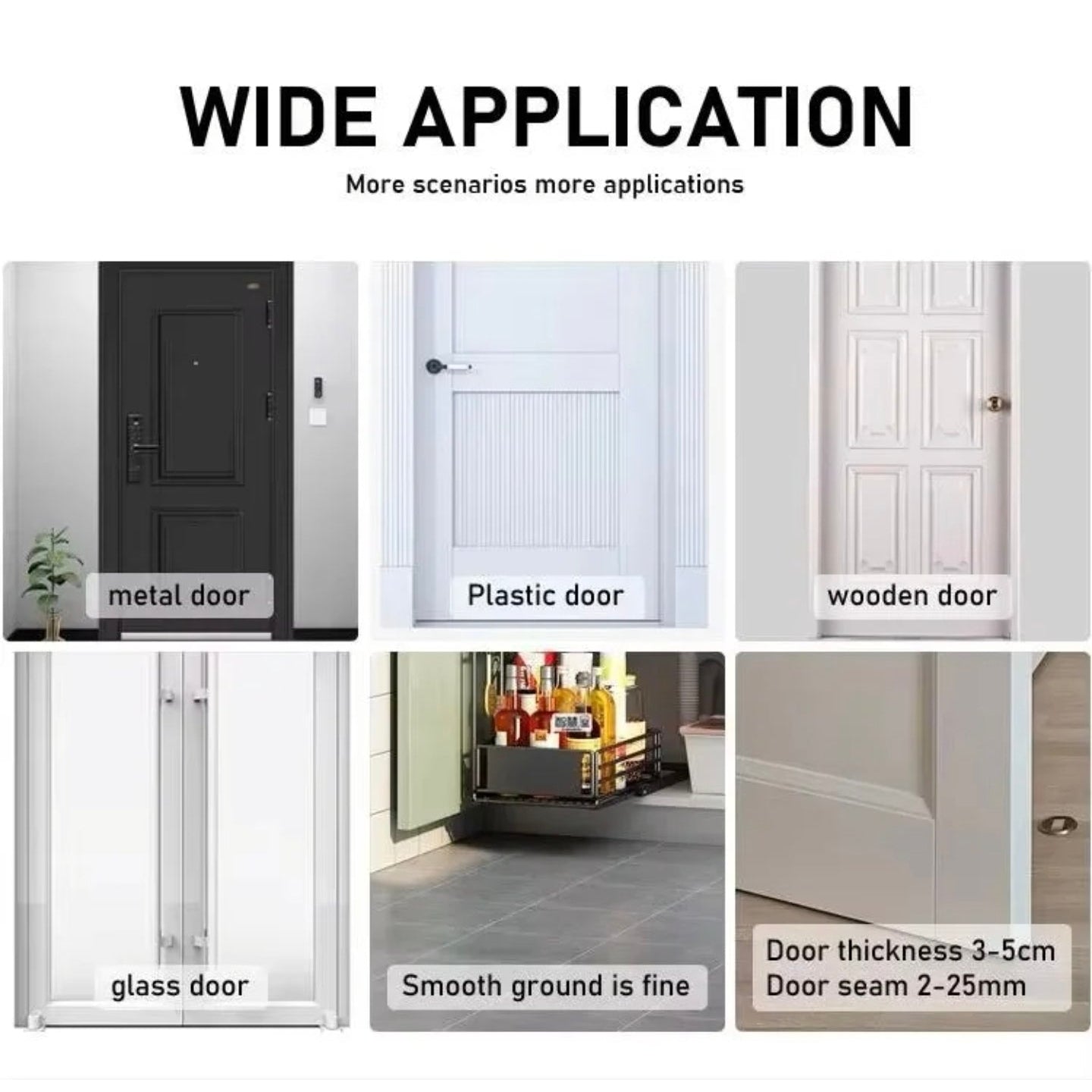 Application Areas Of A Self-Adhesive Door Bottom Seal Strip,