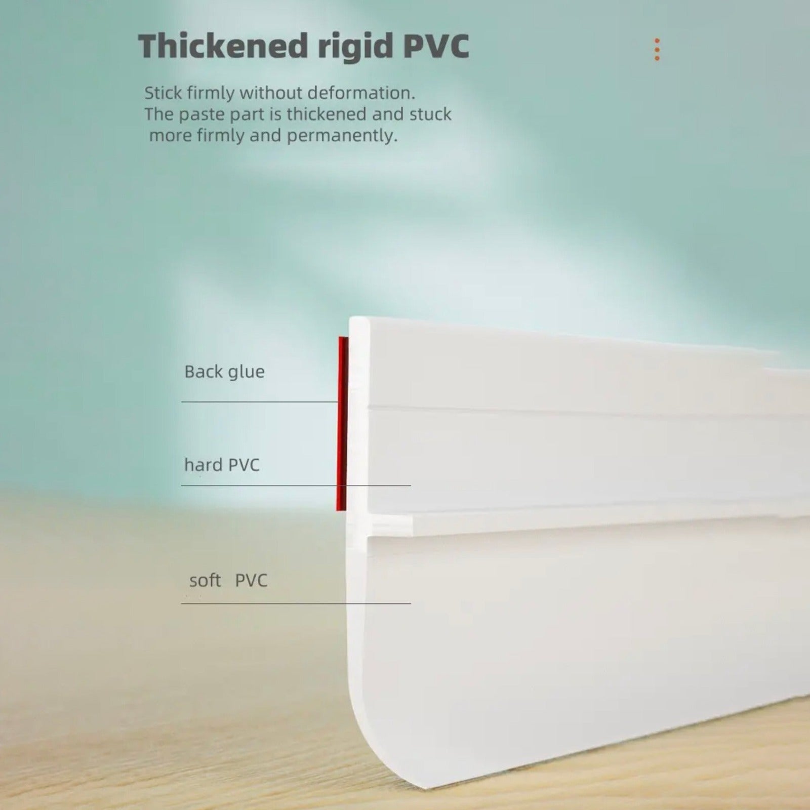 Material Description Of A Self-Adhesive Door Bottom Seal Strip.