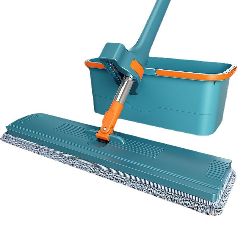 Self Squeezing Micro Fiber Flat Mop With Bucket.