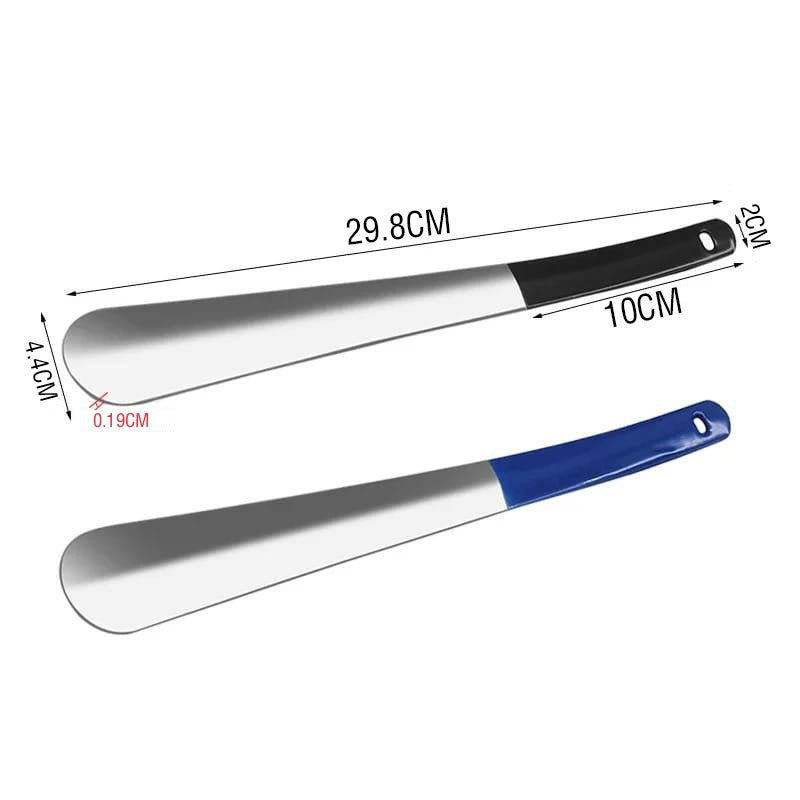 Size Of Stainless Steel Ergonomic Shoe Puller.