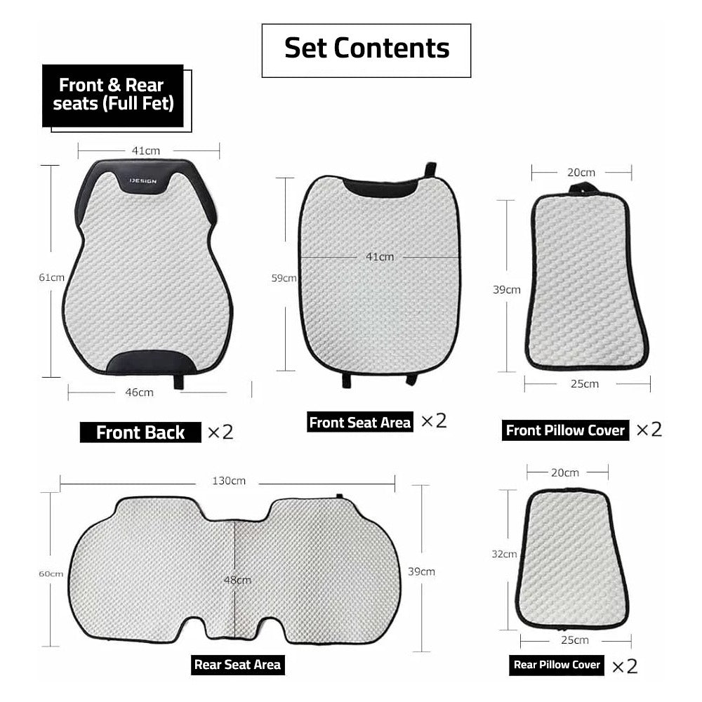 Size Of Front and Rear Seats Of Car
