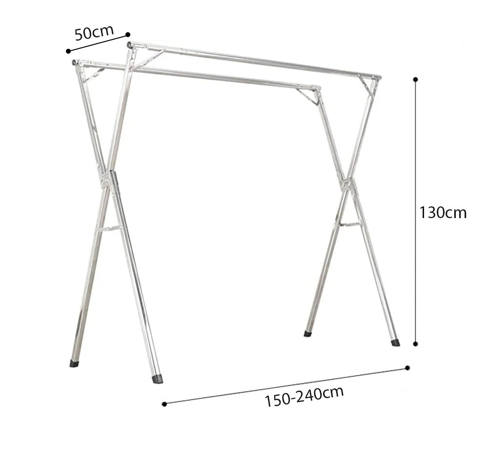 Size Of Foldable Cloth Drying Rack.