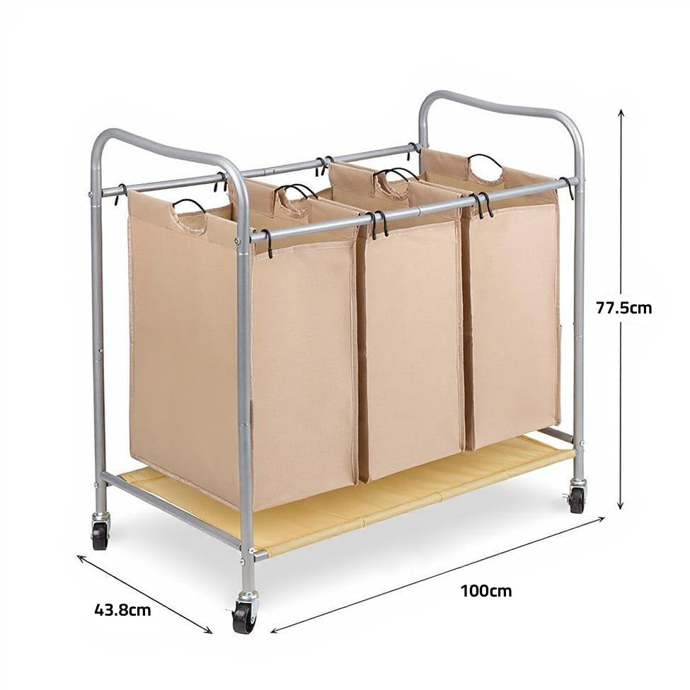 Size Of Heavy Duty Laundry Sorter Cart.