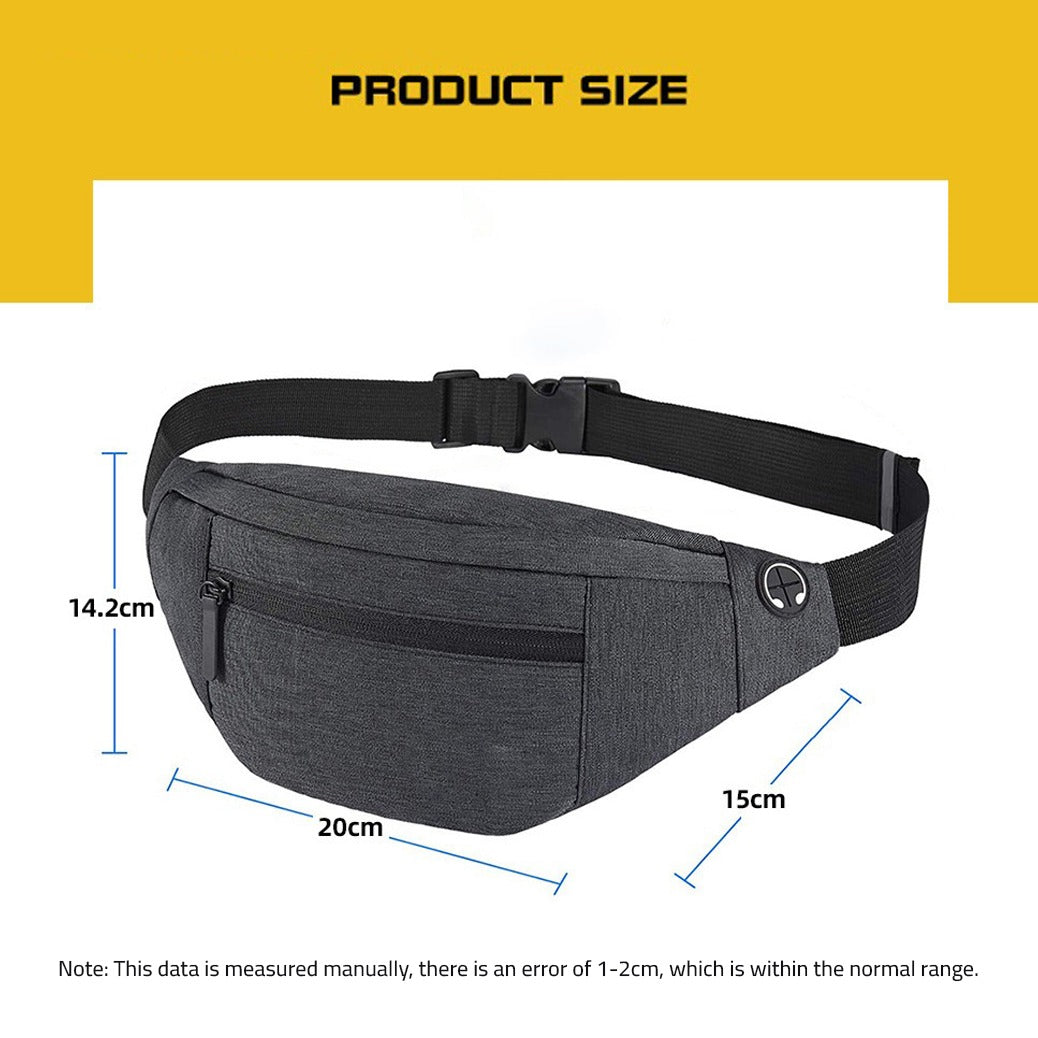 Size Of Crossbody Fanny Pack Bag