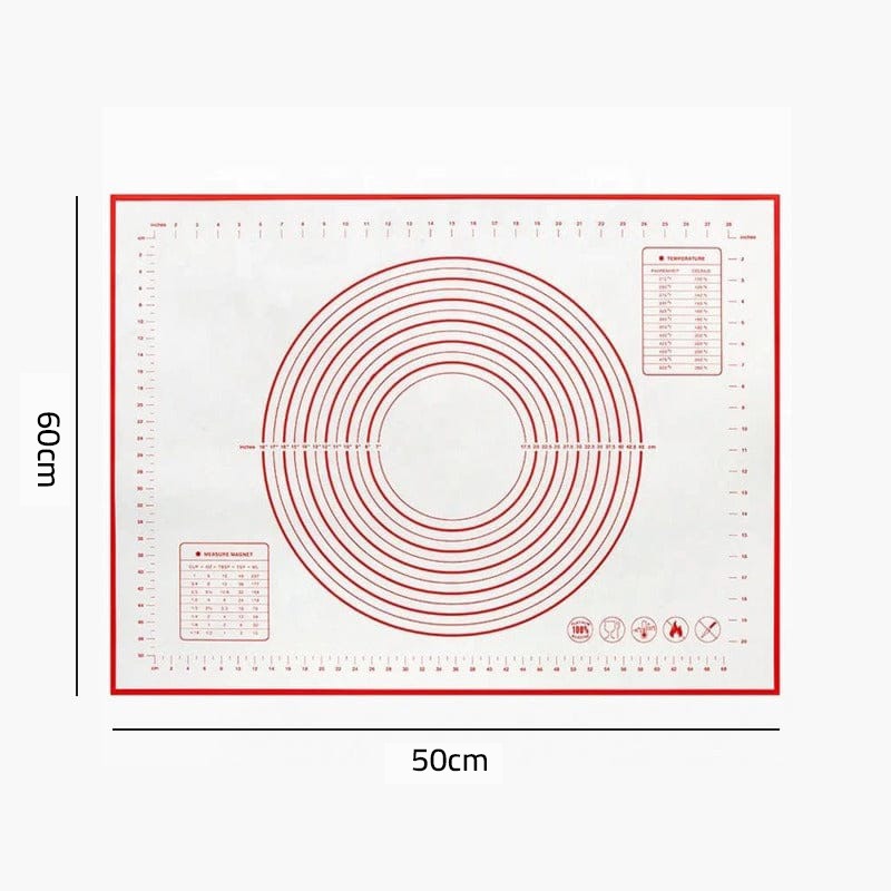 Size Of Non-Slip Baking Mat With Measurements