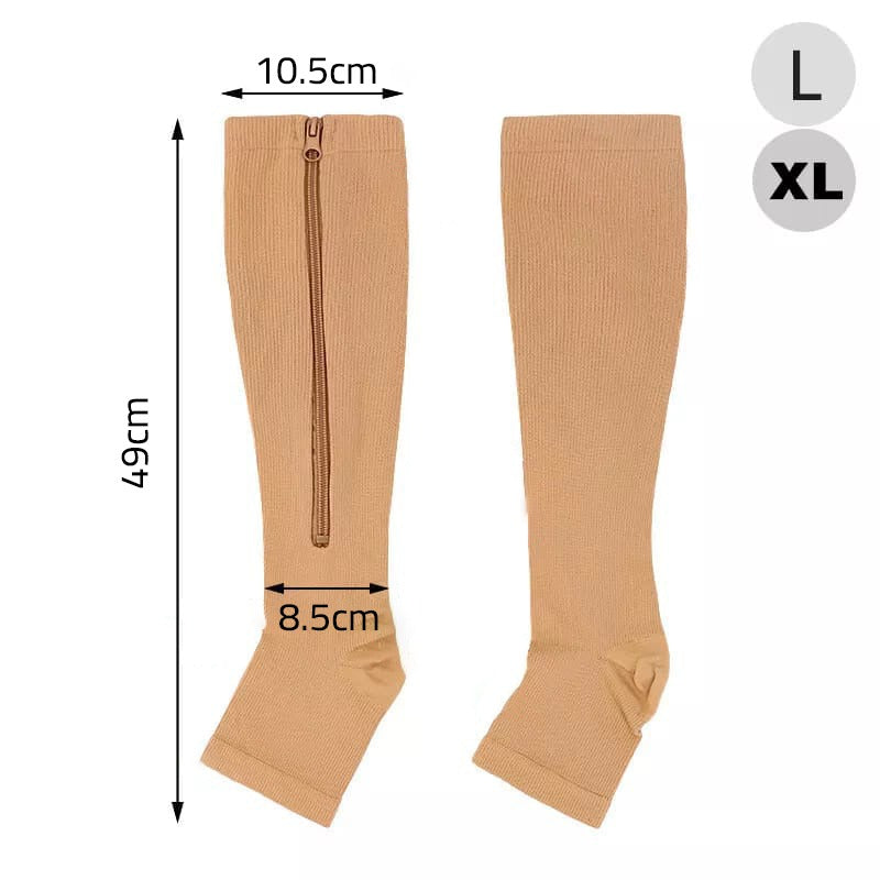 Size Of Unisex Compression Sports Socks.