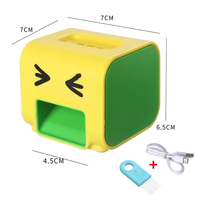 Size Of Yellow Electric Seed Peeler.