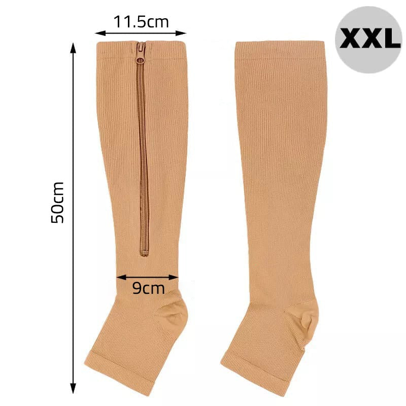 Size Of Unisex Compression Sports Socks.