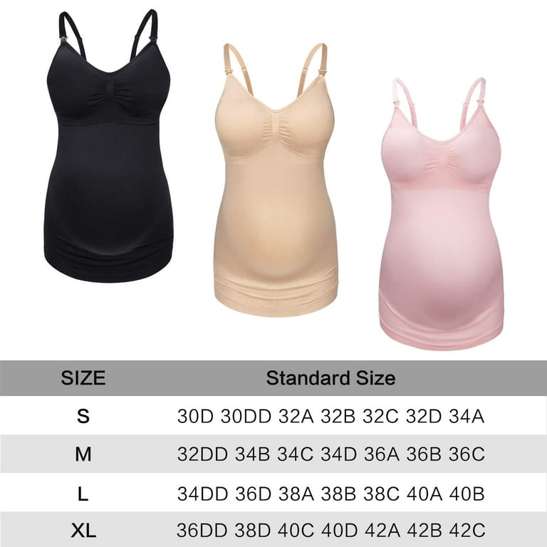 Sizes Of Nursing Camisole.