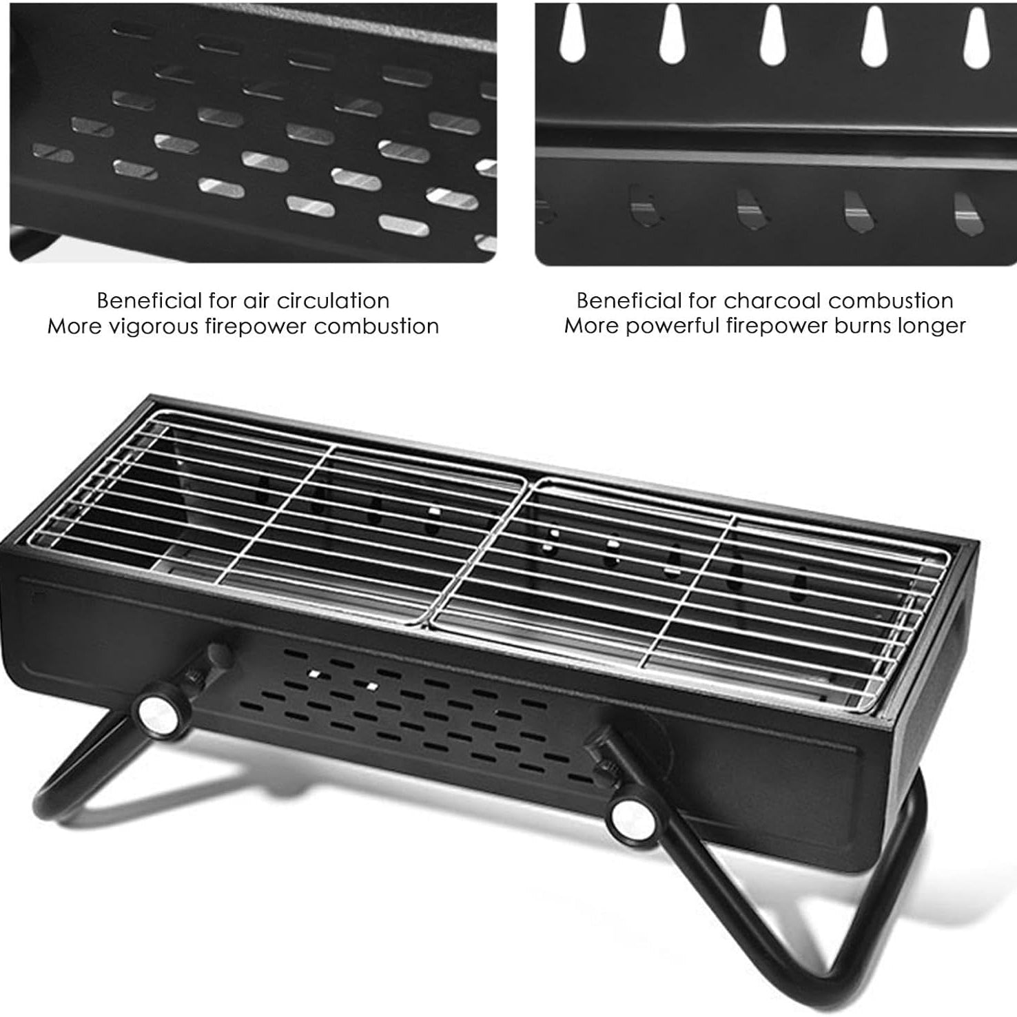 Parts Of Smokeless BBQ Grill.