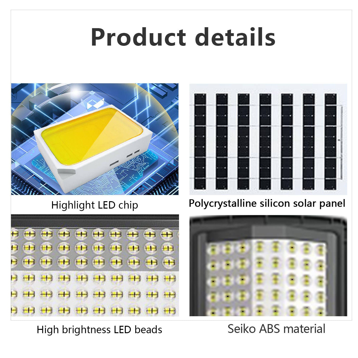 Product Details Of Solar LED Street Light