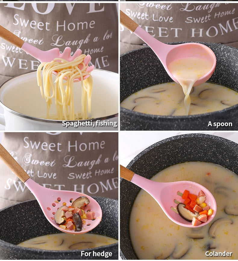 12 Pcs Non Stick Silicone Kitchen Utensils Cooking Tools Set