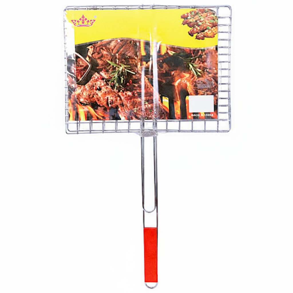 Stainless Steel BBQ Grill with Handle.