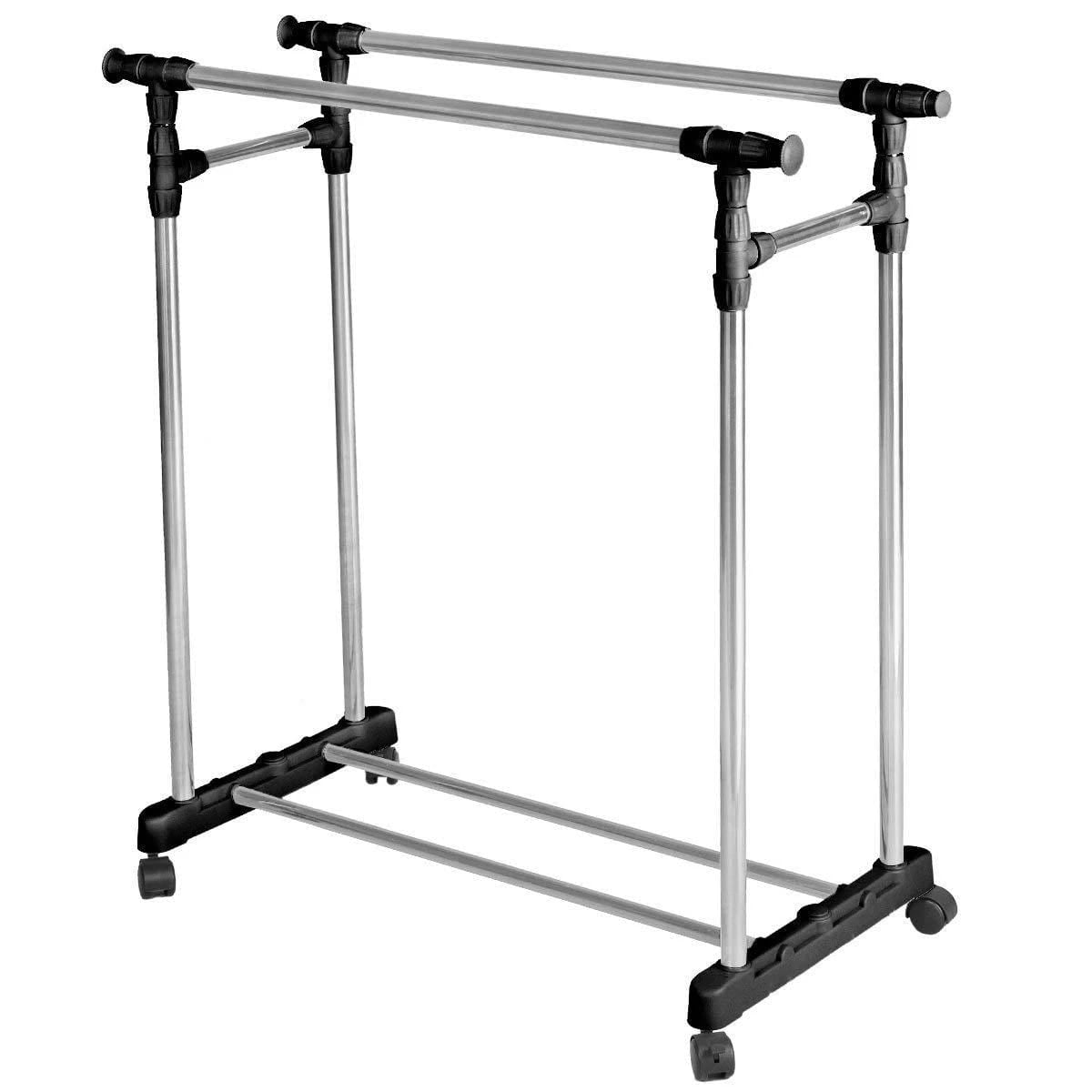 Double Pole Movable Cloth Hanger.