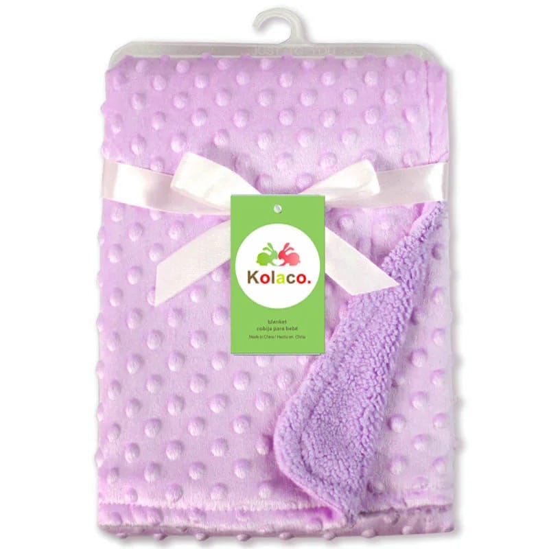 Purple Super Soft Newborn Baby Swaddle Blanket.