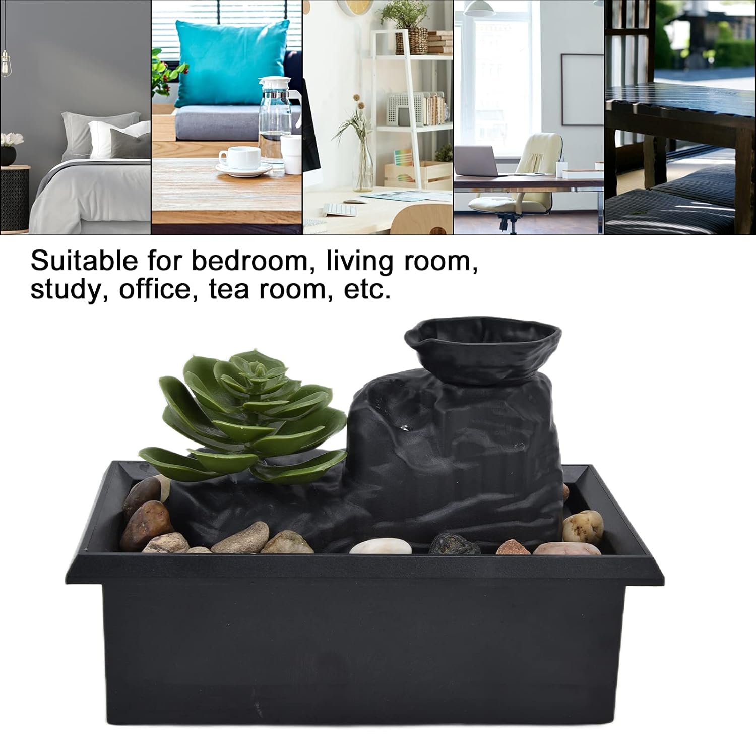 Different Areas Where Tabletop Water Fountain Can be Placed.