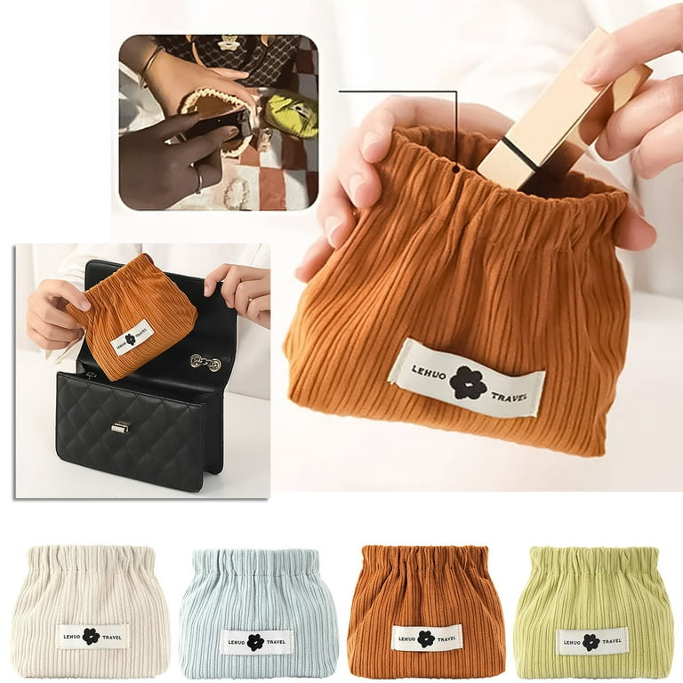 Elastic Hair Tie Organizer in Brown Color.