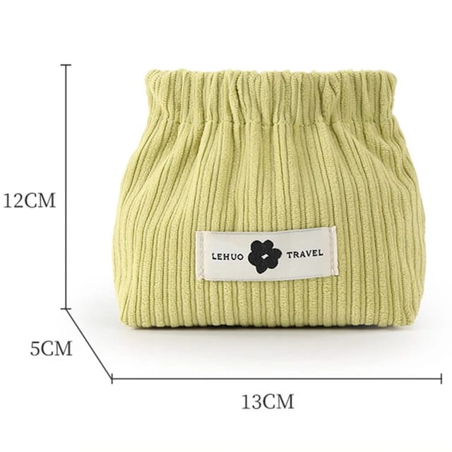 Size of Travel Corduroy Storage Bag.