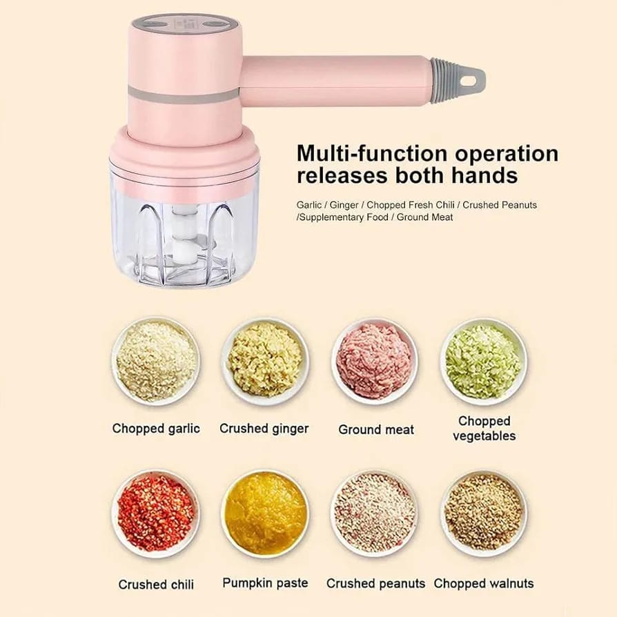 A USB Rechargeable Hand Mixer.