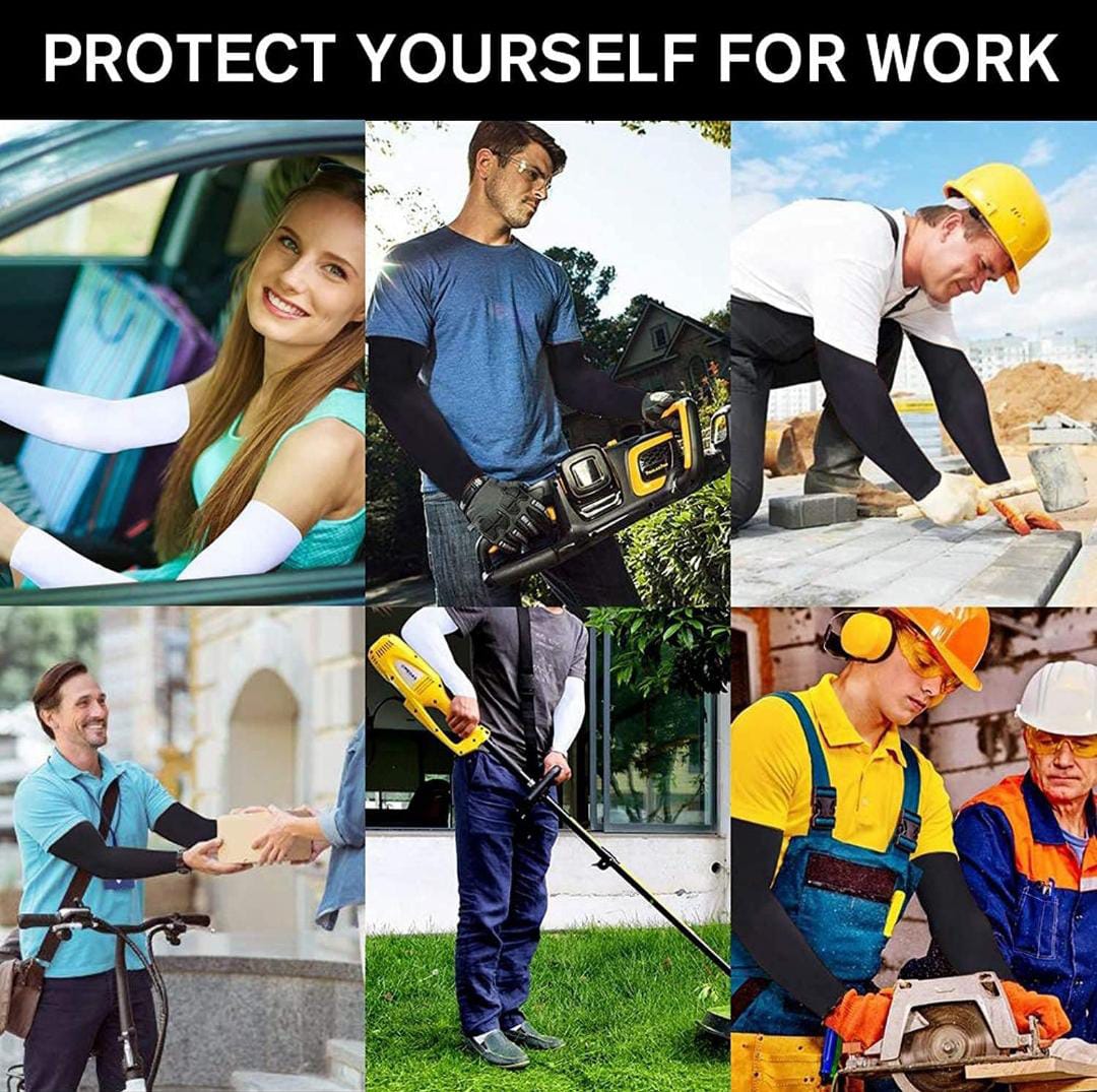 Multiple Usage of Unisex Arm Skin Protector by Different Persons.