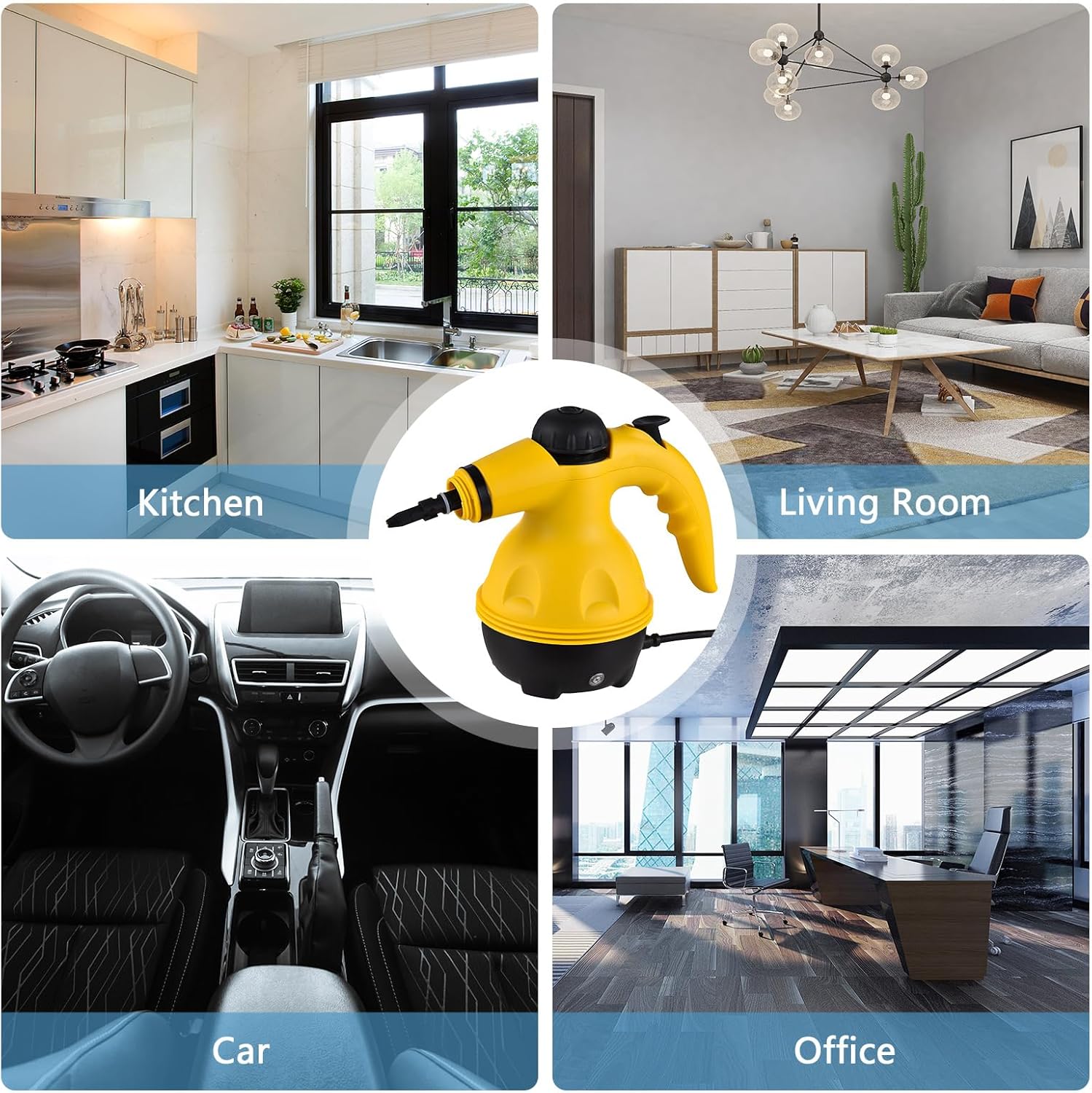 Multiple Usage Areas Of Electric Steamer.