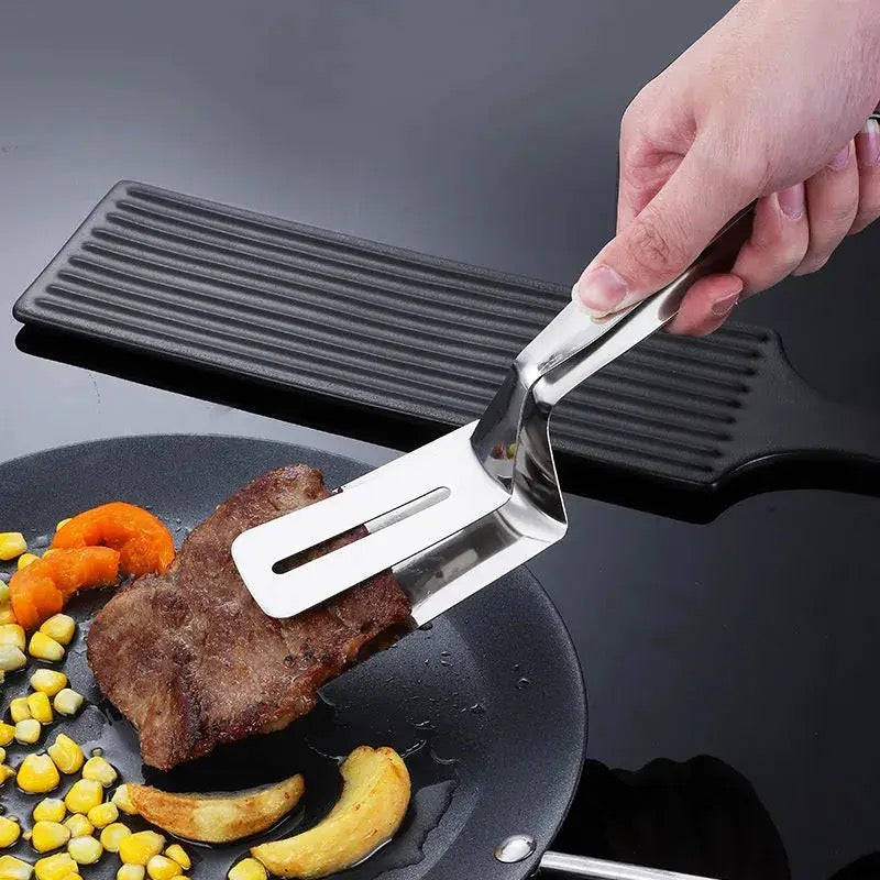 Someone holding something with the help of Stainless Steel Food Tongs
