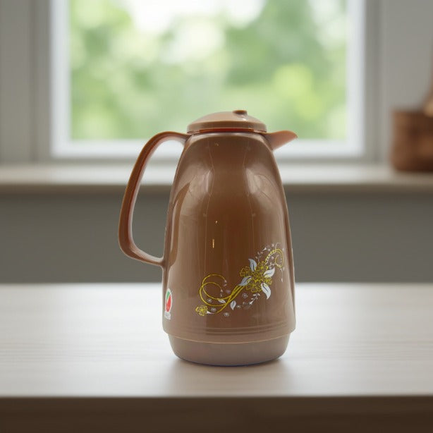 A Brown Vacuum Flask Jug.