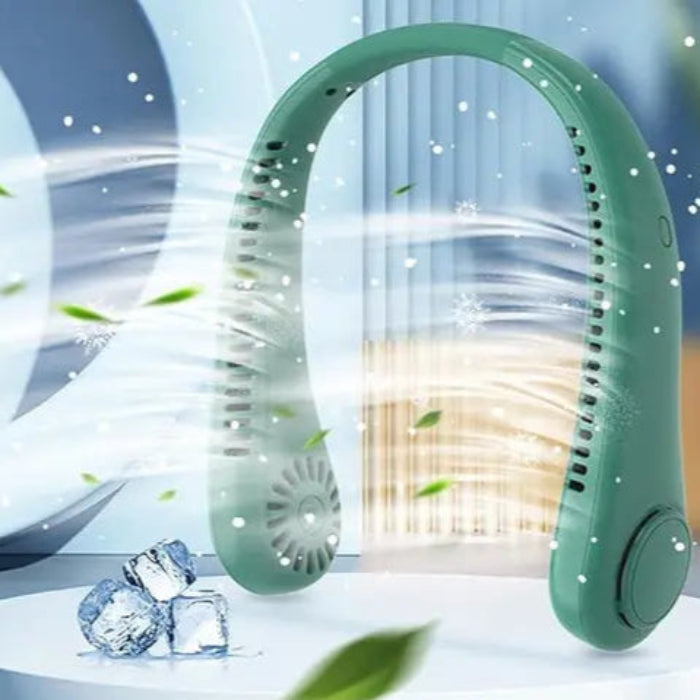 Vaneless Hanging Neck Fan.