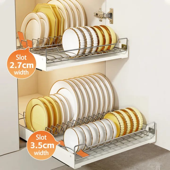 Pull-out Storage Rack for Kitchen Cabinets - Under Sink Organizers And Storage Drawer
