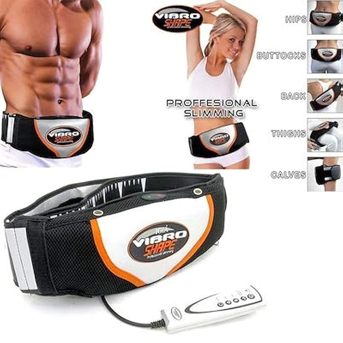 Different People are Wearing Vibro Shape Slimming Belt at Different Body Parts.