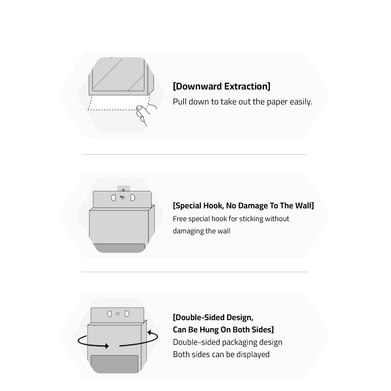 Fixing Of Wall Hanging Air Cushion Tissue.