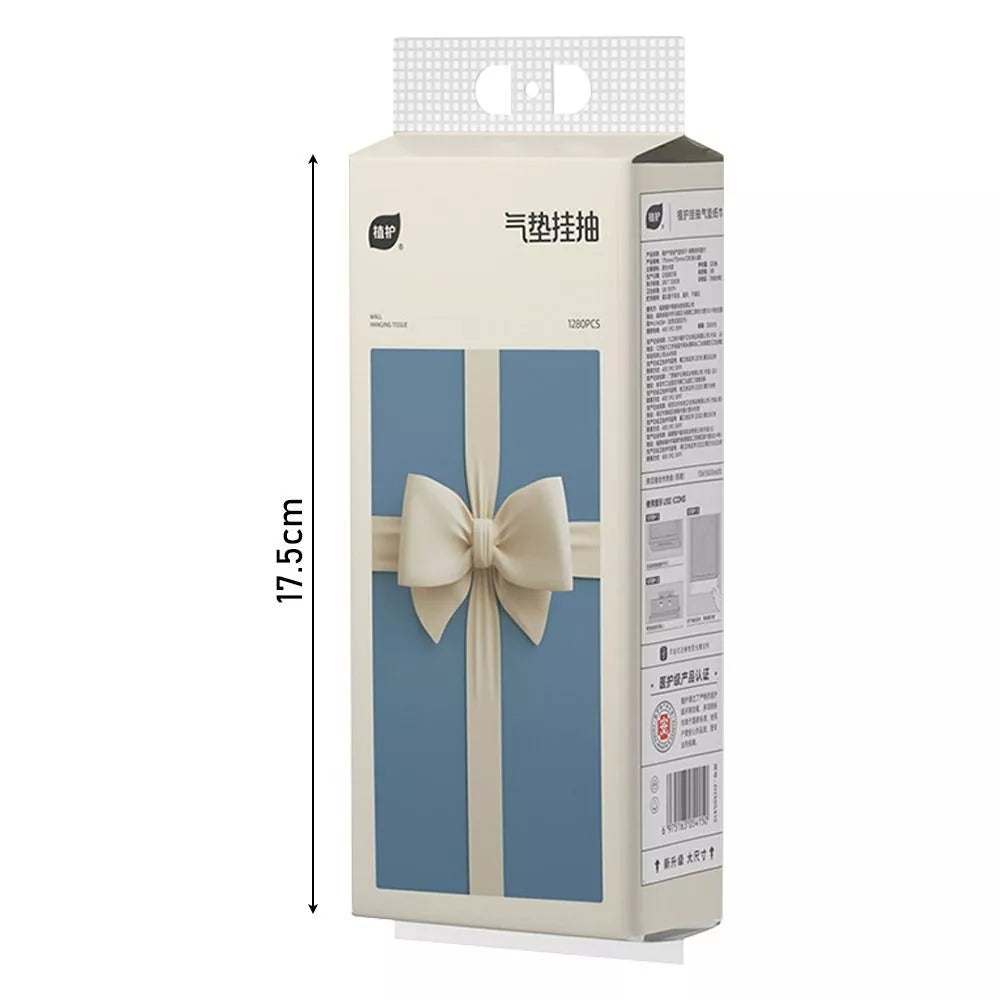 Size Of Wall Hanging Air Cushion Tissue.