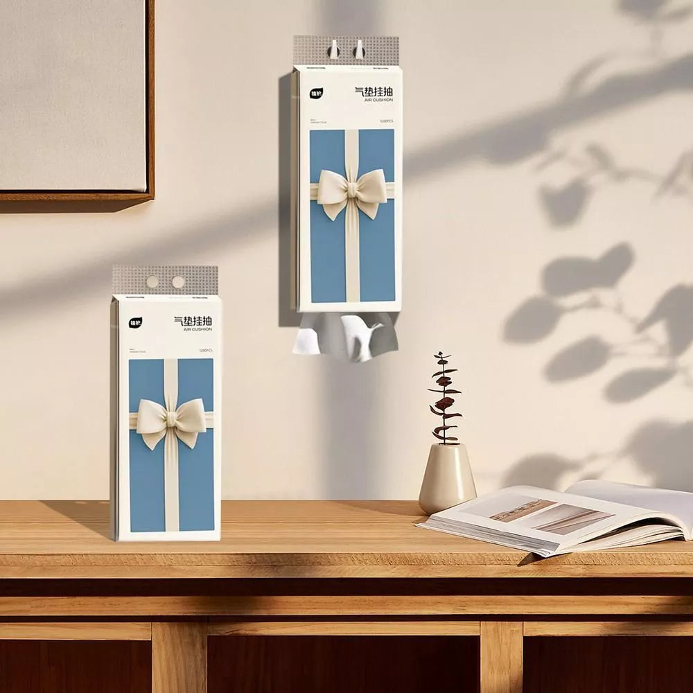 A Wall Hanging Air Cushion Tissue is Hanged on the Wall.
