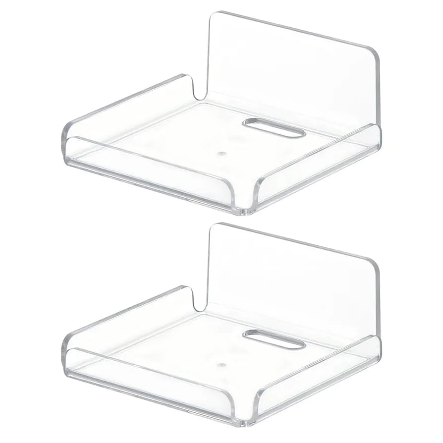 2 Pcs Wall Mounted Mini Storage Rack.