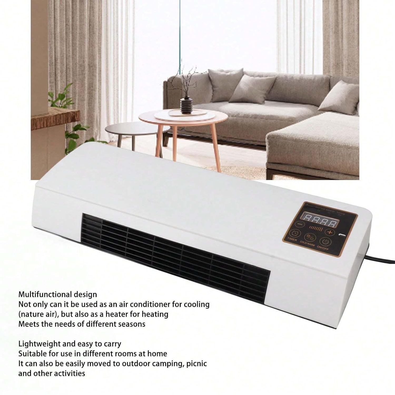 A Wall Mounted Mobile Air Conditioner & Heater.