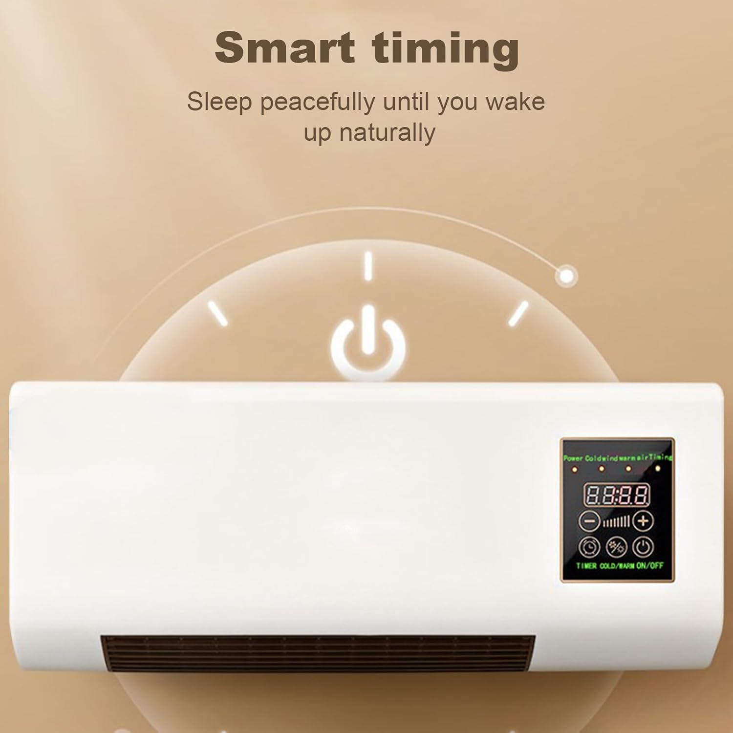 Timing Feature Of Wall Mounted Mobile Air Conditioner & Heater.
